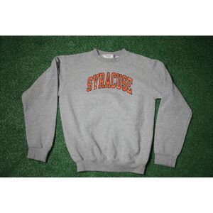 Syracuse University Champion Crewneck Sweatshirt YXL Gray